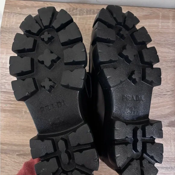 Prada Black Slip-On Loafers - Picture 2 of 3